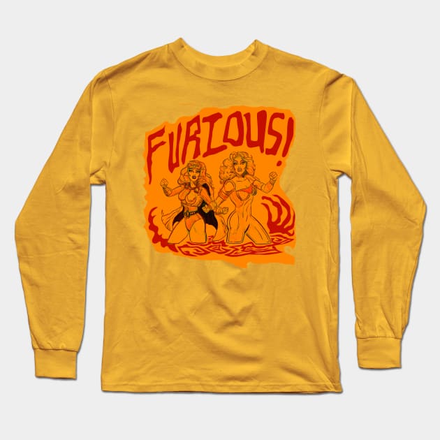 FURIUOUS! Long Sleeve T-Shirt by MichaelFitzTroyT